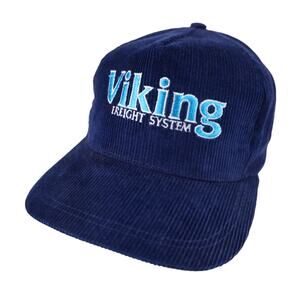 Vintage Viking Freight System Corduroy Trucker Hat